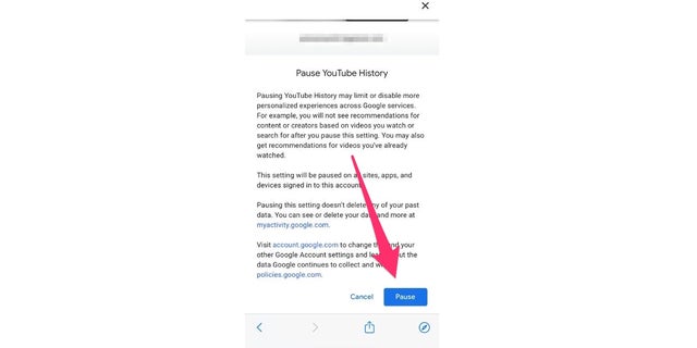 Google hesabı, hesabınızda duraklatılabilir