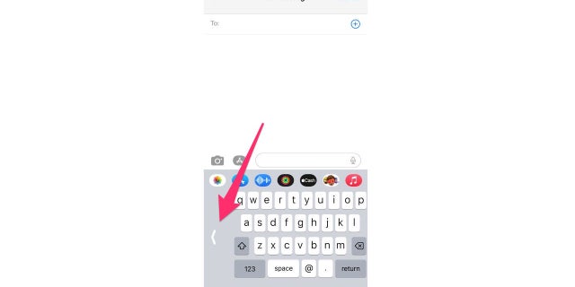 apple normal phone keyboard