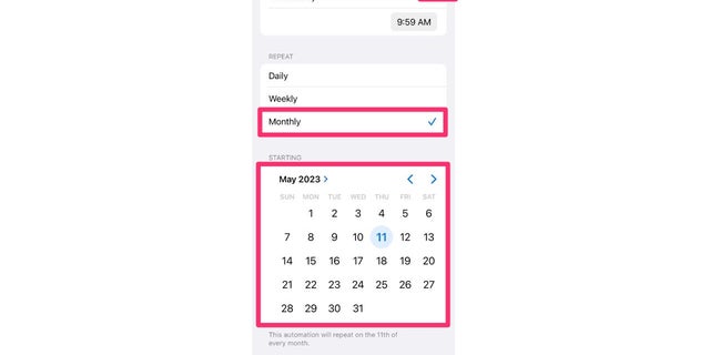 Automate your text messages
