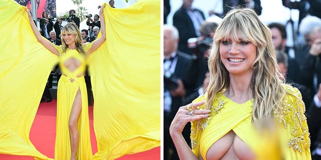 Heidi Klum at the Cannes Film Festival