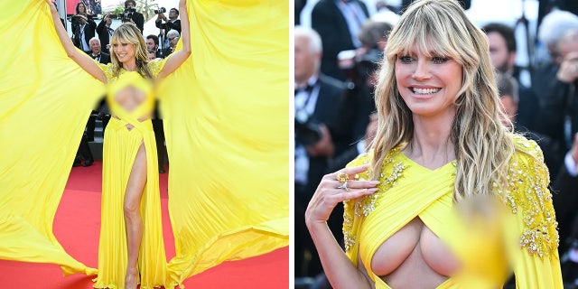 Heidi Klum at the Cannes Film Festival