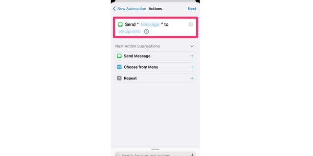Automate your text messages