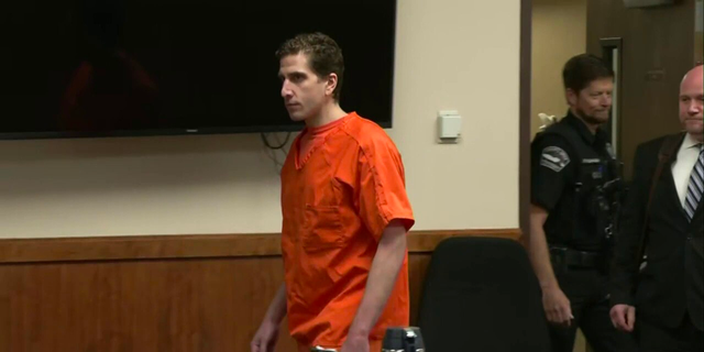 Bryan Kohberger wears an orange jumpsuit in court on May 22, 2023