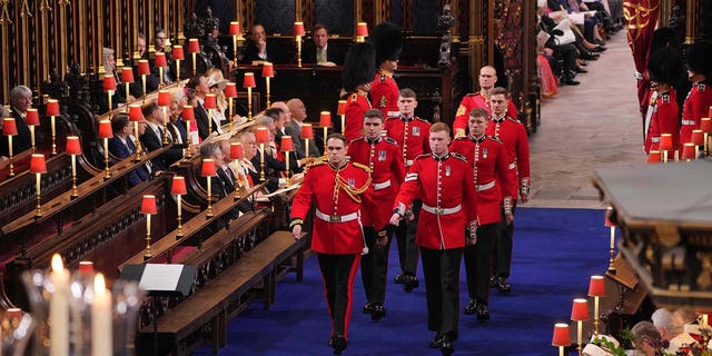 Service personnel from Regiments of the Household Division