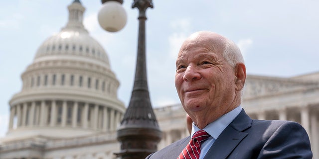 Ben Cardin during a press conference