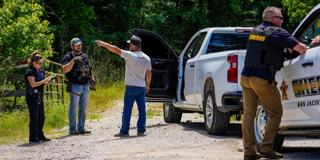 Authorities search around Cleveland, Texas