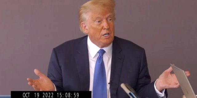 Trump deposition video