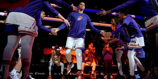 Brittney Griner is introduced