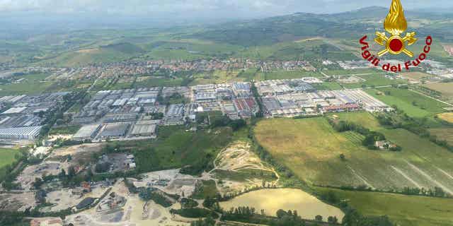 Aerial view of Italy