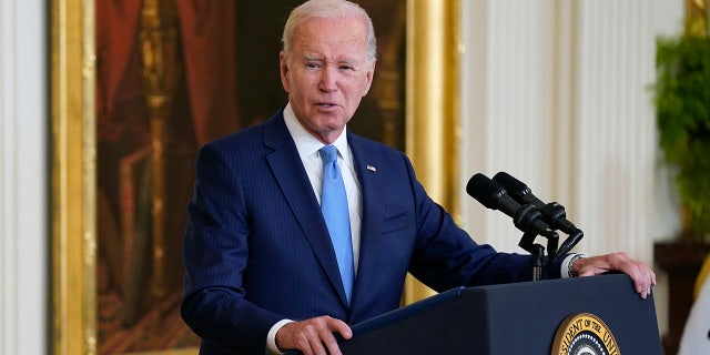 Biden at podium