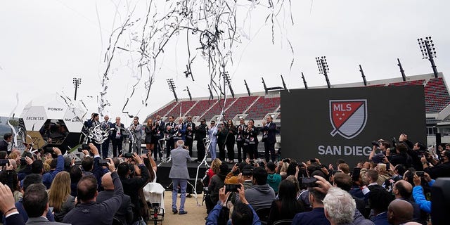 San Diego is awarded an MLS expansion team
