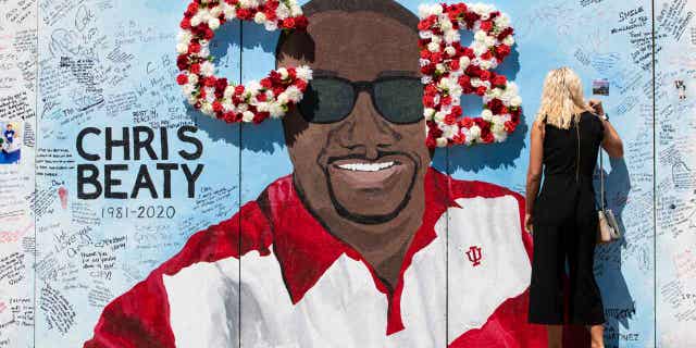 Indiana University football player Chris Beaty