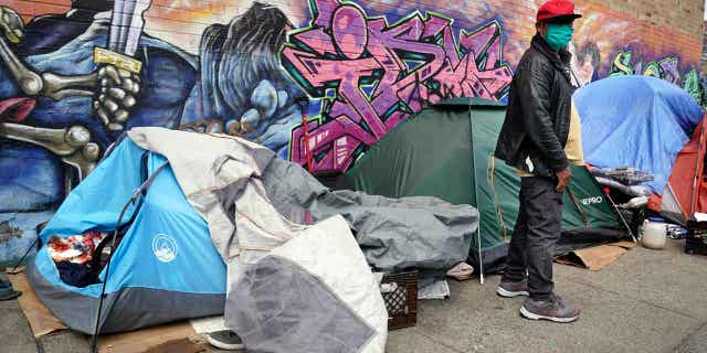 Homeless man