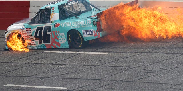 Akinori Ogata truck fire