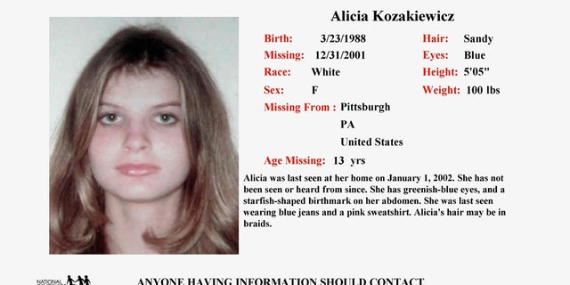 Alicia Kozak missing poster