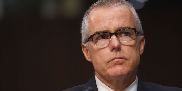 Andrew McCabe at hearing
