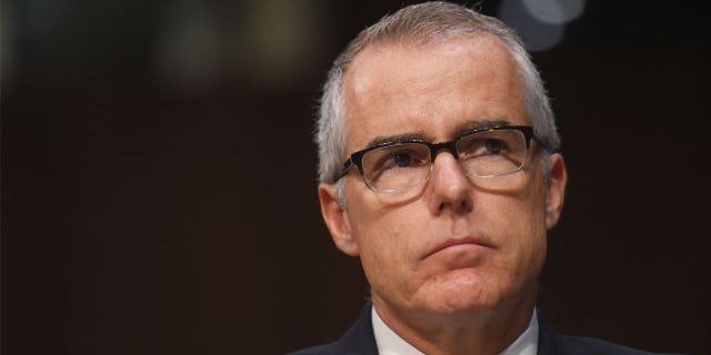 Andrew McCabe at hearing