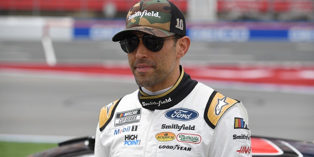 Aric Almirola in Charlotte