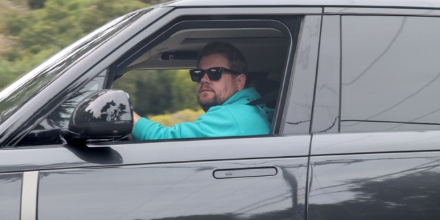 James Corden driving