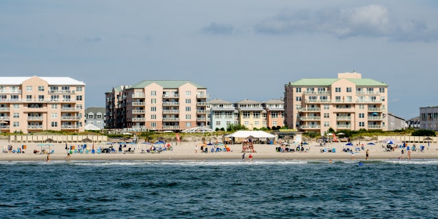 The beach in Wildwood, New Jersey