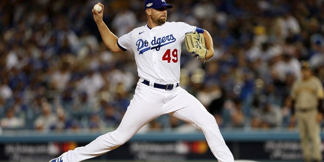 Blake Treinen pitches