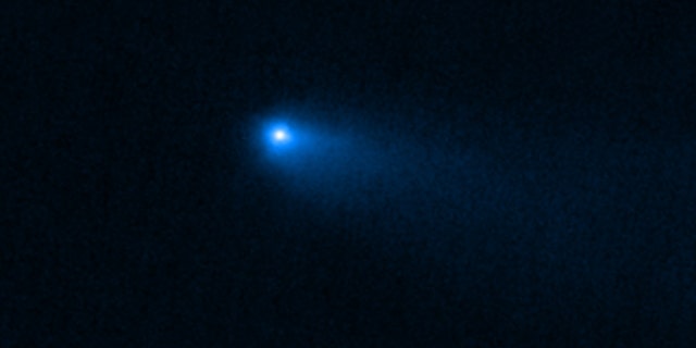 Comet in the night sky