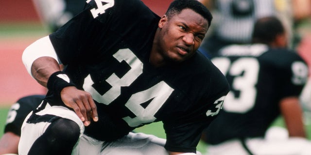 Bo Jackson with the Raiders