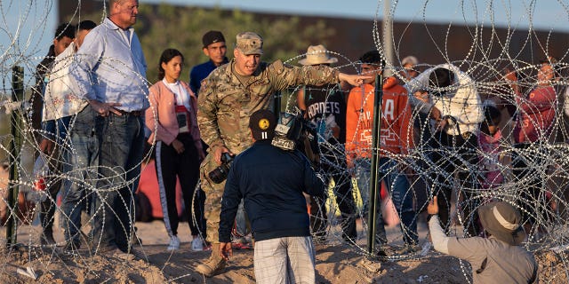 National Guard soldier at border