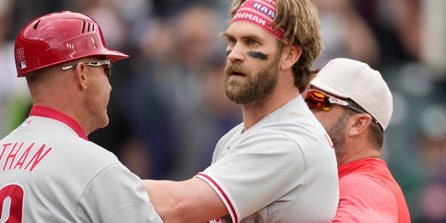 Bryce Harper irate