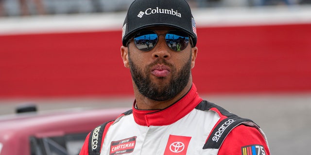 Bubba Wallace in North Wilkesboro