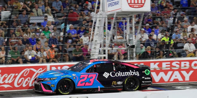 Bubba Wallace drives the 23