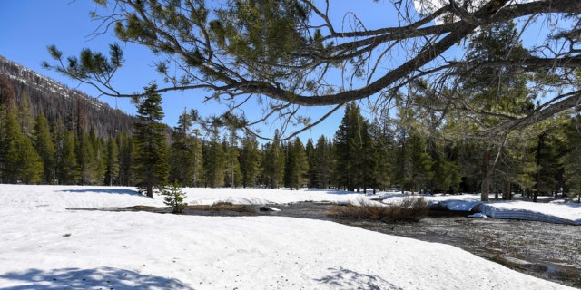 Snow runoff in California