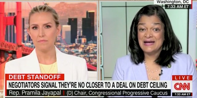 Rep. Jayapal and Poppy Harlow
