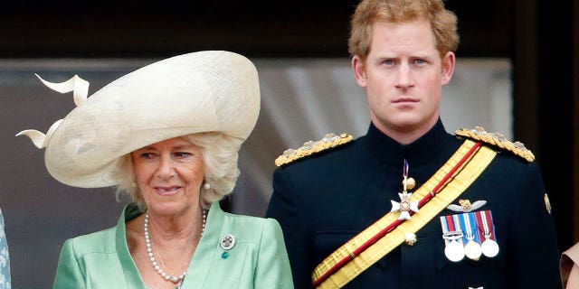 Kuninganna Camilla ja prints Harry 2015. aastal