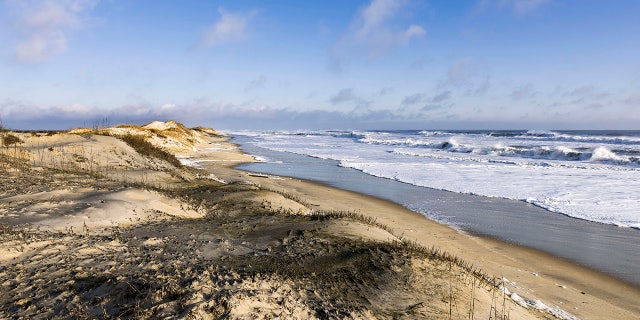 Dunes and ocean at Cape Hatteras National Seashore