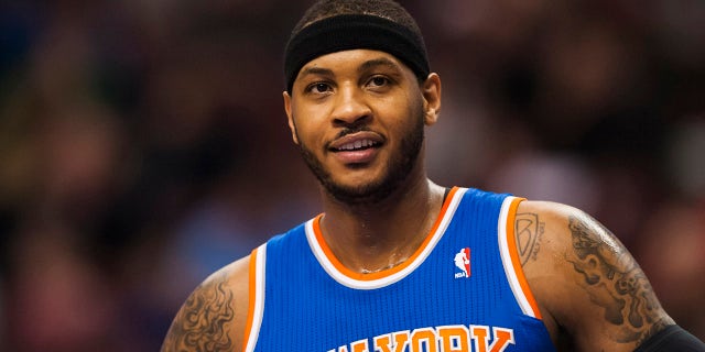 Carmelo Anthony contra los 76ers