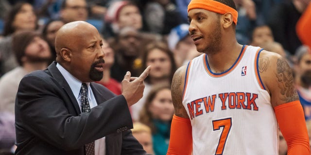 Carmelo Anthony contra los T'Wolves