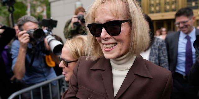 E. Jean Carroll walks out of Manhattan federal court