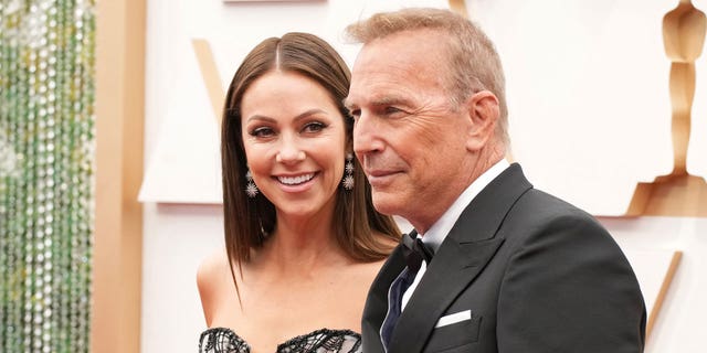 Christine and Kevin Costner at the Oscars