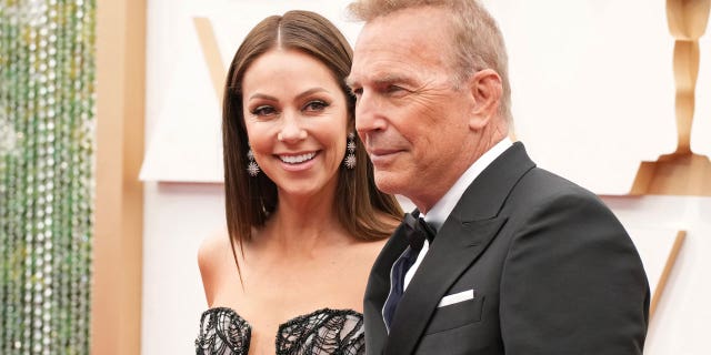 Christine and Kevin Costner at the Oscars