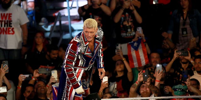 Cody Rhodes on the ropes