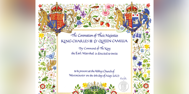 Coronation invitation