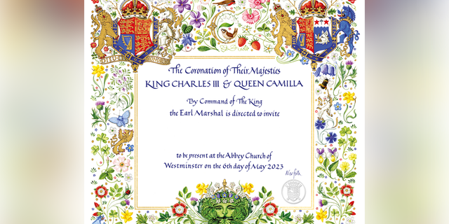 coronation invitation