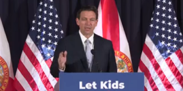 Florida Gov. DeSantis delivers speech in Tampa