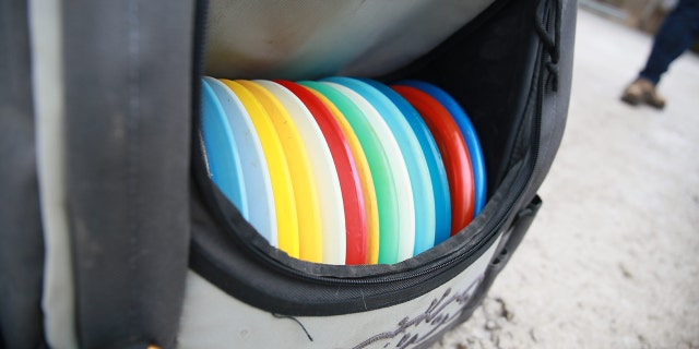 Discs in a backpack