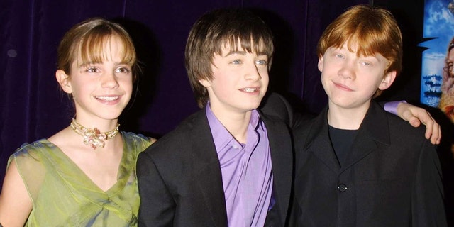 Emma Watson, Daniel Radcliffe, Rupert Grint at New York premiere of Harry Potter