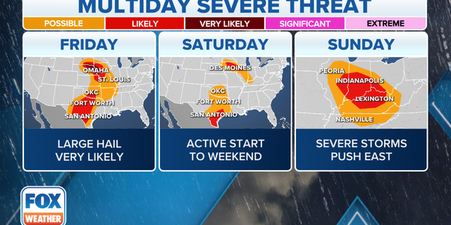 Severe weather in the central U.S., Ohio Valley