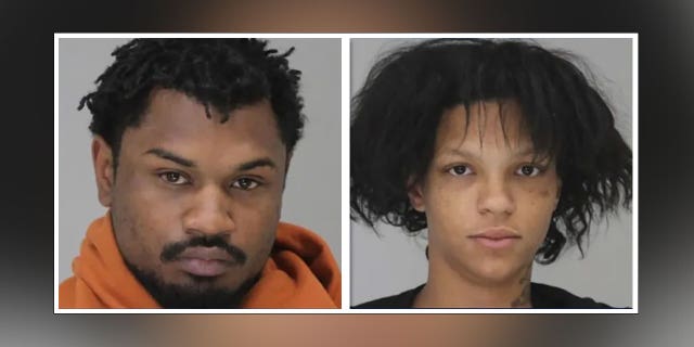 Gabriel Leuyas and Breaira Martin mugshots