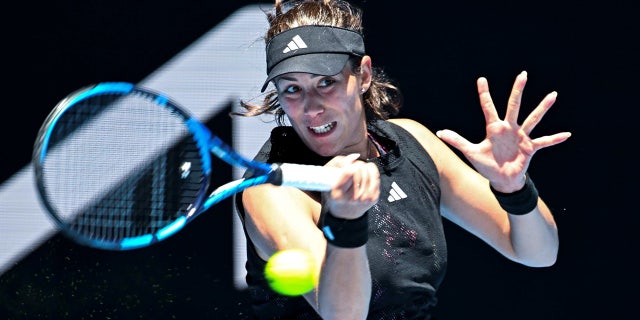 Garbine Muguruza at the Aussie Open