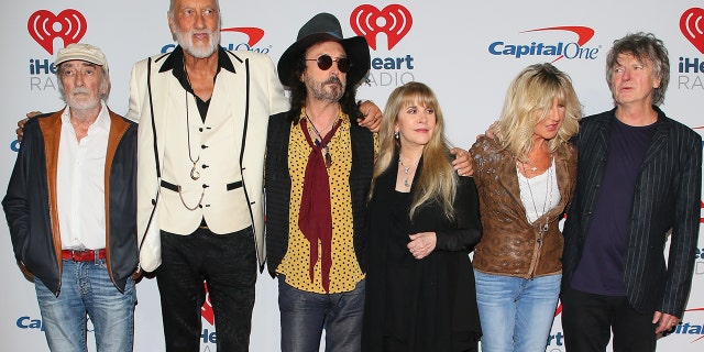 Fleetwood Mac band members at the iHeartradio Music Festival in 2018